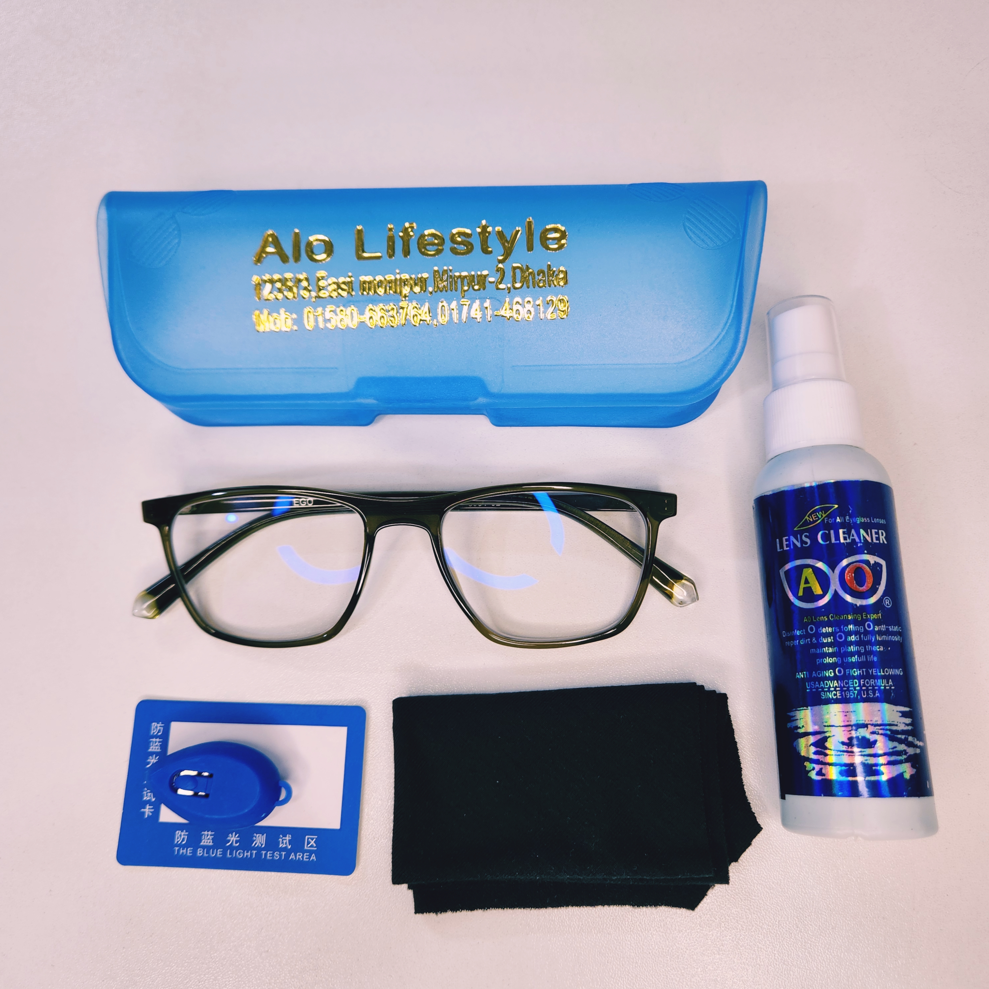 Photosun blue cut glass ps03